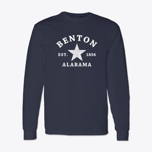 Benton Alabama Star Classic Long Sleeve T-Shirt