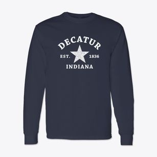 Decatur Indiana Star Classic Long Sleeve T-Shirt