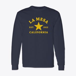La Mesa California Star Classic Long Sleeve T-Shirt