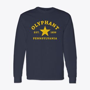 Olyphant Pennsylvania Star Classic Long Sleeve T-Shirt