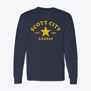 Scott City Kansas Star Classic Long Sleeve T-Shirt