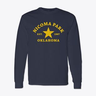 Nicoma Park Oklahoma Star Classic Long Sleeve T-Shirt