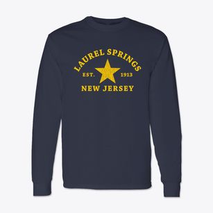 Laurel Springs New Jersey Star Classic Long Sleeve T-Shirt