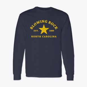 Blowing Rock North Carolina Star Classic Long Sleeve T-Shirt