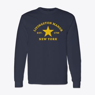 Livingston Manor New York Star Classic Long Sleeve T-Shirt