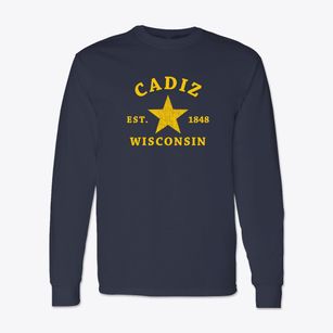 Cadiz Wisconsin Star Classic Long Sleeve T-Shirt