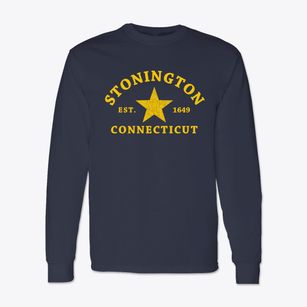 Stonington Connecticut Star Classic Long Sleeve T-Shirt