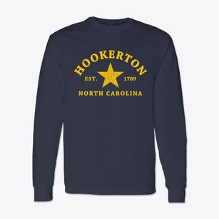 Hookerton North Carolina Star Classic Long Sleeve T-Shirt