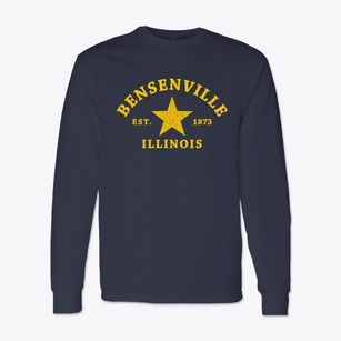 Bensenville Illinois Star Classic Long Sleeve T-Shirt