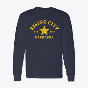 Rising City Nebraska Star Classic Long Sleeve T-Shirt