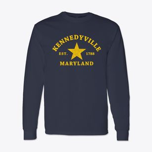Kennedyville Maryland Star Classic Long Sleeve T-Shirt