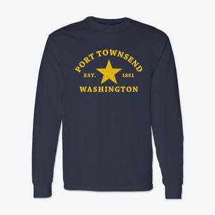 Port Townsend Washington Star Classic Long Sleeve T-Shirt
