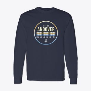 Andover Massachusetts Color Fade Classic Long Sleeve T-Shirt
