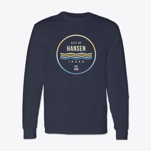 Hansen Idaho Color Fade Classic Long Sleeve T-Shirt