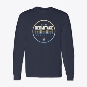 Hermitage Arkansas Color Fade Classic Long Sleeve T-Shirt