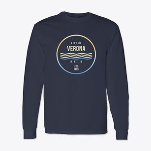 Verona Ohio Color Fade Classic Long Sleeve T-Shirt