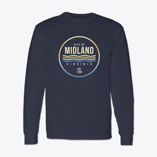 Midland Virginia Color Fade Classic Long Sleeve T-Shirt
