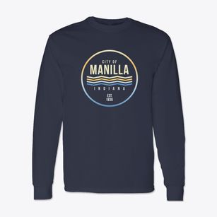 Manilla Indiana Color Fade Classic Long Sleeve T-Shirt