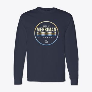 Merriman Nebraska Color Fade Classic Long Sleeve T-Shirt