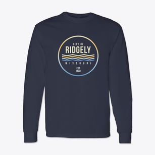 Ridgely Missouri Color Fade Classic Long Sleeve T-Shirt