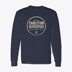 Carleton Nebraska Color Fade Classic Long Sleeve T-Shirt