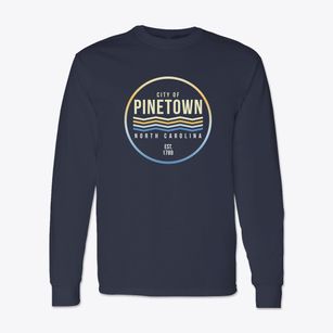 Pinetown North Carolina Color Fade Classic Long Sleeve T-Shirt