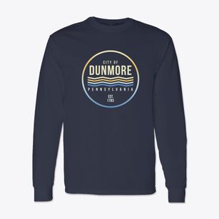 Dunmore Pennsylvania Color Fade Classic Long Sleeve T-Shirt