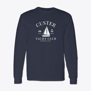 Custer Montana Yacht Club Classic Long Sleeve T-Shirt