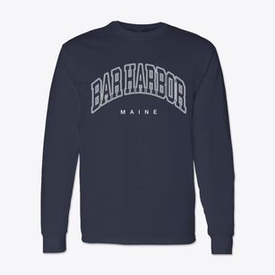 Bar Harbor Maine Inline Classic Long Sleeve T-Shirt