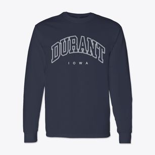 Durant Iowa Inline Classic Long Sleeve T-Shirt