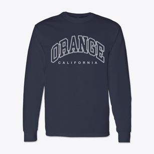Orange California Inline Classic Long Sleeve T-Shirt