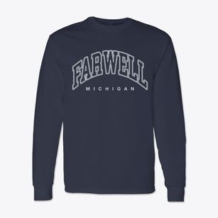 Farwell Michigan Inline Classic Long Sleeve T-Shirt