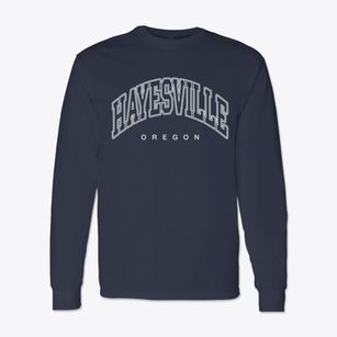 Hayesville Oregon Inline Classic Long Sleeve T-Shirt