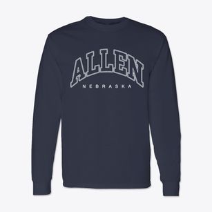 Allen Nebraska Inline Classic Long Sleeve T-Shirt