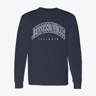 Jeffersonville Illinois Inline Classic Long Sleeve T-Shirt