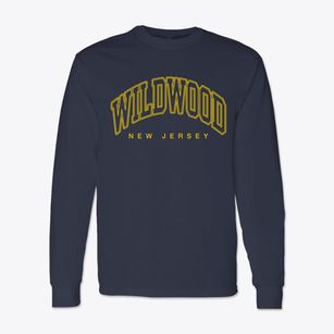 Wildwood New Jersey Inline Classic Long Sleeve T-Shirt