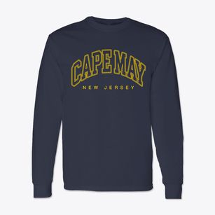 Cape May New Jersey Inline Classic Long Sleeve T-Shirt
