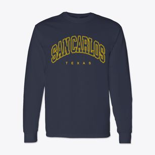 San Carlos Texas Inline Classic Long Sleeve T-Shirt