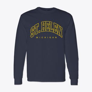 St. Helen Michigan Inline Classic Long Sleeve T-Shirt