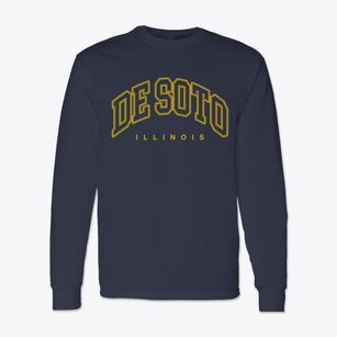 De Soto Illinois Inline Classic Long Sleeve T-Shirt