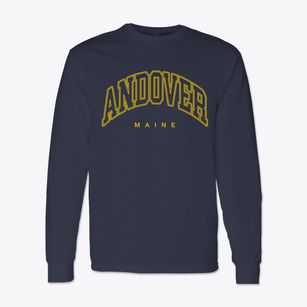Andover Maine Inline Classic Long Sleeve T-Shirt