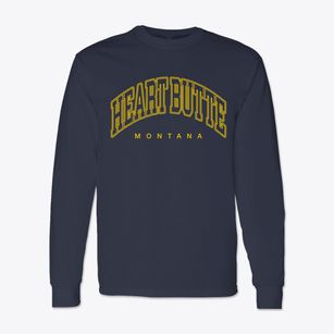 Heart Butte Montana Inline Classic Long Sleeve T-Shirt
