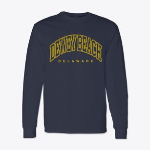 Dewey Beach Delaware Inline Classic Long Sleeve T-Shirt