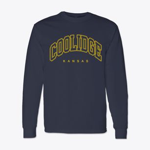 Coolidge Kansas Inline Classic Long Sleeve T-Shirt