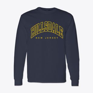 Hillsdale New Jersey Inline Classic Long Sleeve T-Shirt