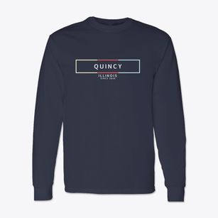 Quincy Illinois Artbox Classic Long Sleeve T-Shirt