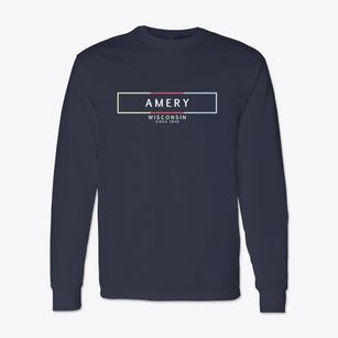 Amery Wisconsin Artbox Classic Long Sleeve T-Shirt