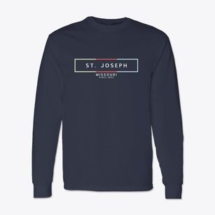 St. Joseph Missouri Artbox Classic Long Sleeve T-Shirt