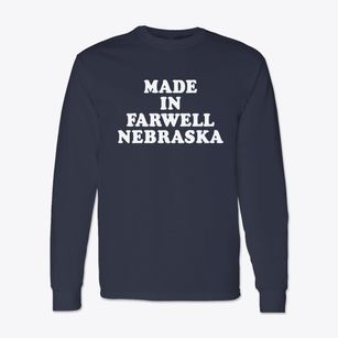 Farwell Nebraska Classic 70s Classic Long Sleeve T-Shirt