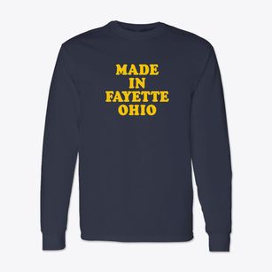 Fayette Ohio Classic 70s Classic Long Sleeve T-Shirt